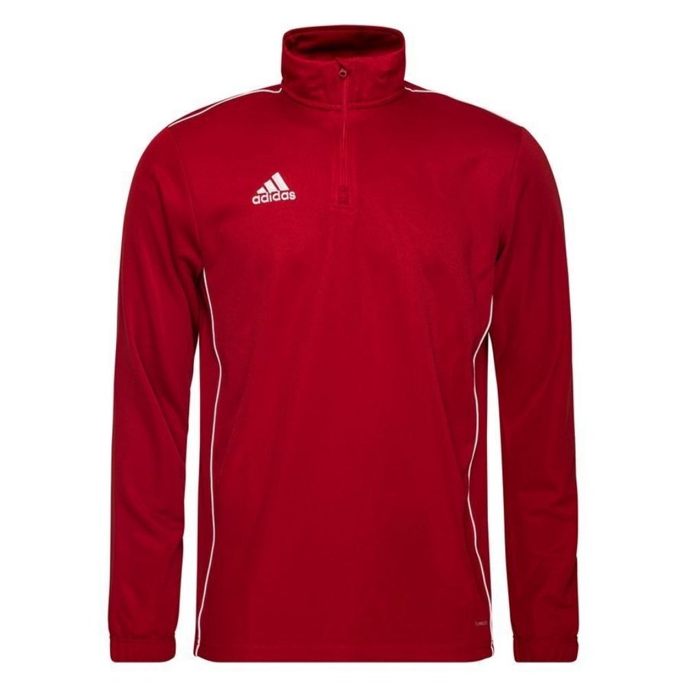 Adidas Mens Core 18 Soccer Training Pullover Red White Aeroready Jacket NWT